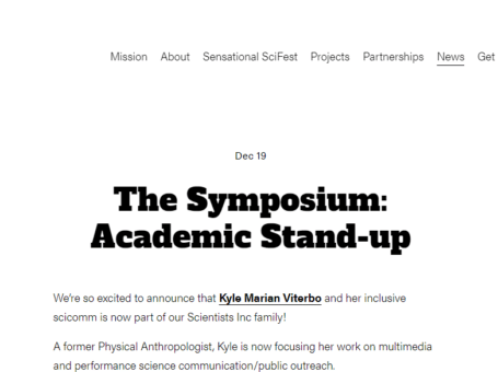 The Symposium: Academic StandUp