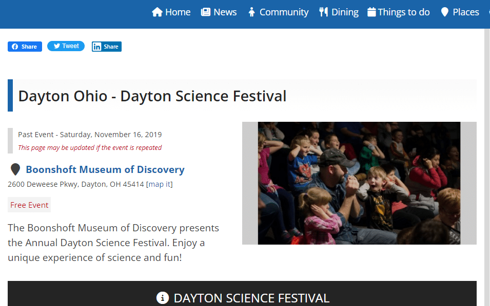 Dayton Regional Science Festival